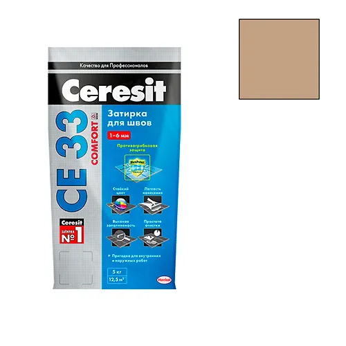 Zatirka TSEREZIT SE33/5 №43 Bagama bezh 2-5mm (5kg) 2092226_1