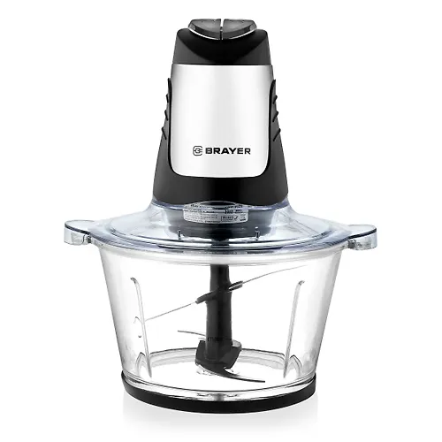 Izmelchitel BRAYER 1404BR 500Vt, 2l, steklo, 4 nerzh.lezviya, vraschenie v obe storony_1