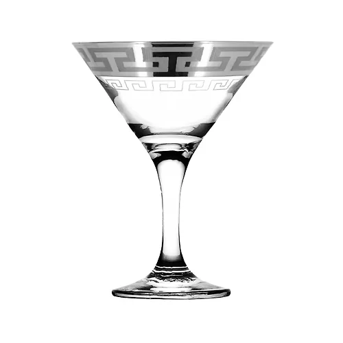 SE03-410/S/Z/6 Nabor - Bokaly dlya martini 6 sht s uzorom 