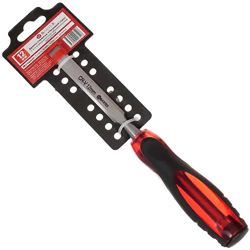 Doloto-stameska 12 mm, rukoyatka dvuhkomponentnaya obrezinennaya, Bartex, Tigrovyj glaz, 329677_1