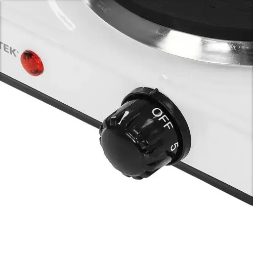 Plitka elektricheskaya Centek CT-1506 belaya, 1 konforka, chugun 155 mm, 1000 Vt_2