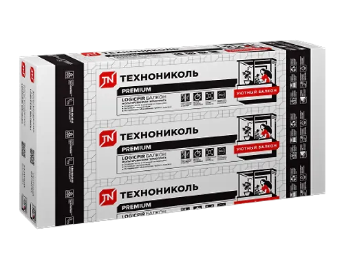 Plity Teploizolyatsionnye TEHNONIKOL LOGICPIR Balkon 1190*590*30 (8 PLIT, 5,6168 KV.M.) _2