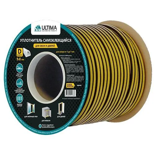 Uplotnitel samokleyaschijsya ULTIMA D 120 14h12 mm chernyj_1