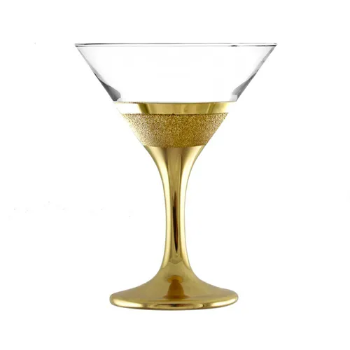 KAV21-410/S/Z/6 Nabor - Bokaly dlya martini 6 sht. s uzorom 