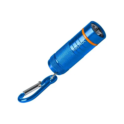Fonar brelok KOSMOS (KOC205B)/1VtLED/4xLR44 vhodyat v komplekt/korpus anodirovannyj alyuminij/karabin_1