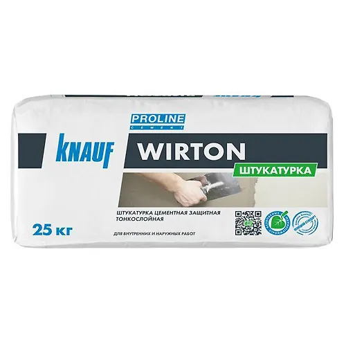 SHtukaturka tsementnaya zaschitnaya tonkoslojnaya Virton 25 kg KNAUF_1