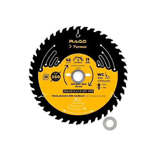 594236 Disk pilnyj Universal 250mm (9 7/8 ) Z42 posadka 30+25,4/20/16 RAGE Furious_1