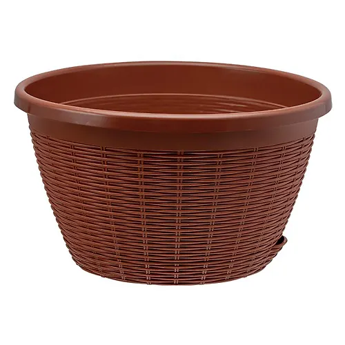 Kashpo Podvesnoe s podvesom (4,5l) TSv. Terrakot (Art. KSH-6451)_1