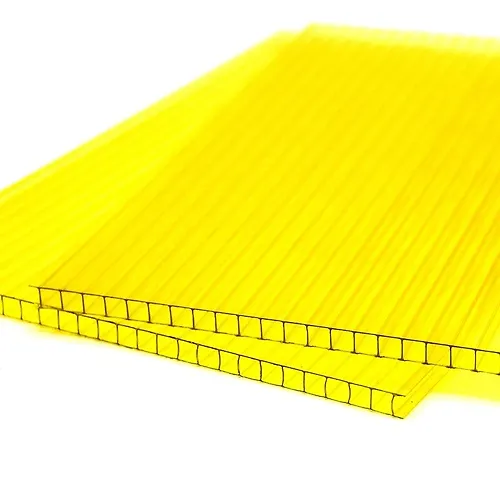 Sotovyj polikarbonat ULTRAMARIN 4 mm, ZHeltyj 6m_2