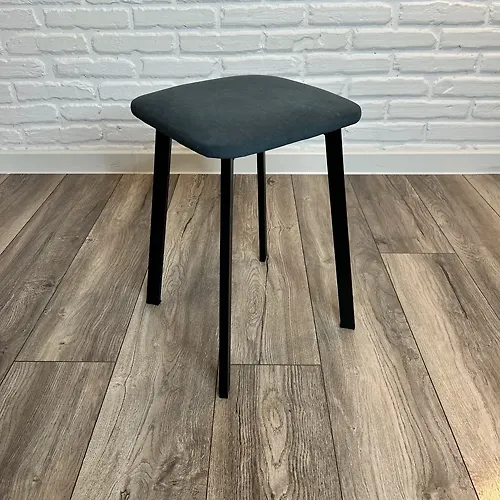 Taburet MF Markin Frost-2 M-27 velyur - seryj, metallokarkas - chernyj matovyj_1