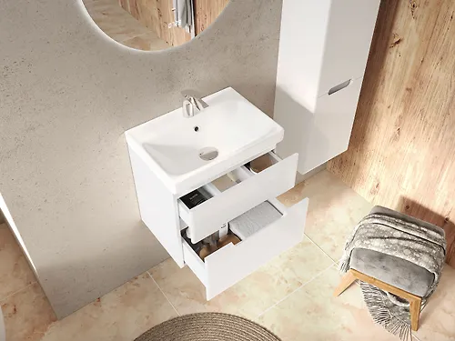 Tumba Moduo Slim 50 podvesnaya, Belaya (pod rakovinu Moduo Slim-50)_2