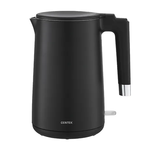 CHajnik Centek CT-1011 (chernyj) 1.5l, 2200Vt, dvojnye stenki, besshovnaya kolba, effekt termosa_1