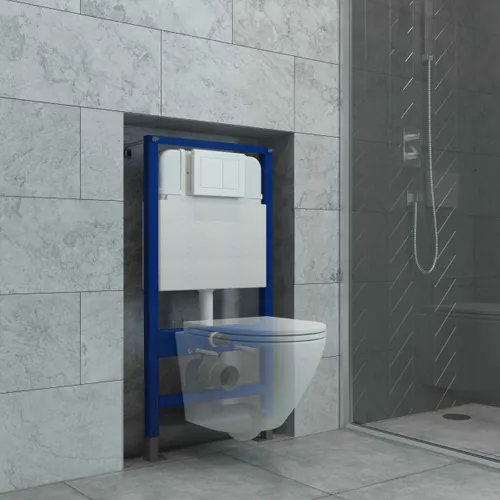 Installyatsiya EvaGold 545-1 dlya podvesnogo unitaza knopka plastik KVADRAT BELAYA GLYANETS_3