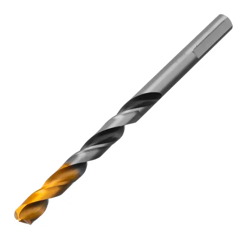 Sverlo spiralnoe po metallu 7,0 x 109mm, R6M5, Golden Tip, mnogogrannaya zatochka// Denzel art.718280_1