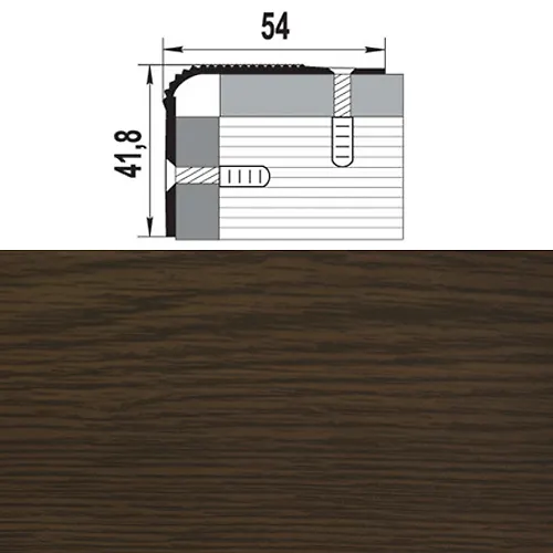 Profil uglovoj PU 02.1800.091 dub temnyj_1