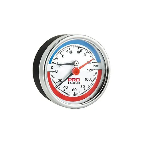 Termomanometr d53 mm, aksialnyj 1/4