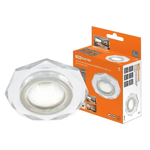 Svetilnik vstraivaemyj SV 03-04 MR16 50Vt G5.3 zerkalnyj/hrom 