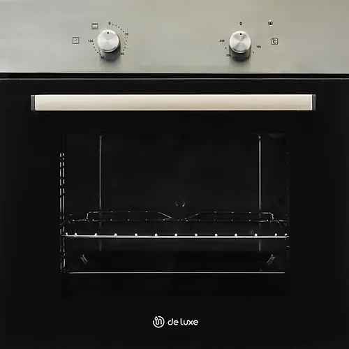 Duhovoj shkaf elektricheskij De Luxe 6003.07ESHV-300 chernyj/nerzhaveyuschaya stal_1