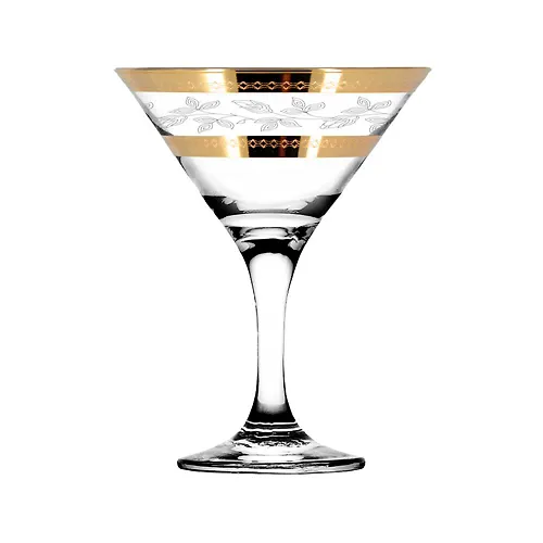 Nabor bokalov dlya martini s uzorom 