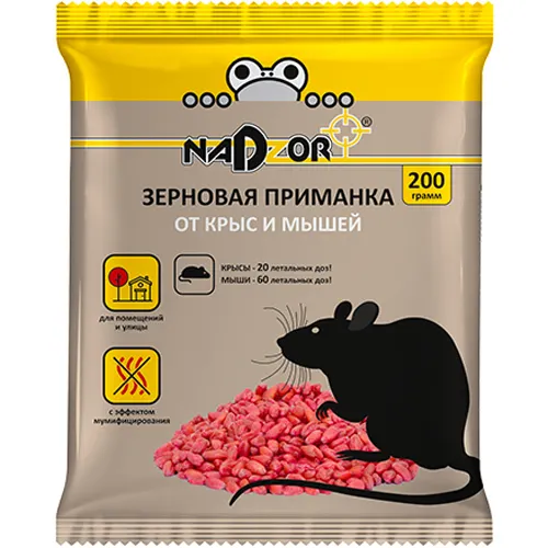 Primanka zernovaya Nadzor ot myshej i krys, 200 g_1