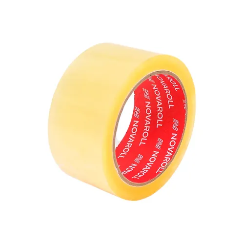 Klejkaya lenta NOVAROLL odnostoronnyaya 48mm h 66m h 40mkm prozrachnaya art.0120-3340 (6/72sht)_1