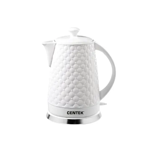 CHajnik Centek CT-0061 <White> 2.0l, 2000W, superbelaya keramika, relefnyj korpus_1