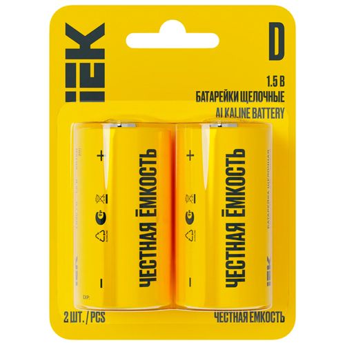 Batarejka schelochnaya Alkaline LR20/D (2sht/blister) IEK ABT-LR20-OP-L02_1