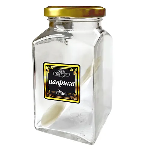 Banka dlya hraneniya stekl.  312 ml s met. kryshkoj PAPRIKA (print 3)  626664_1