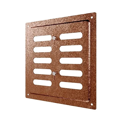 Reshetka ventilyatsionnaya ERA MER reguliruemaya 150x154 okrash.stal Antique copper_1