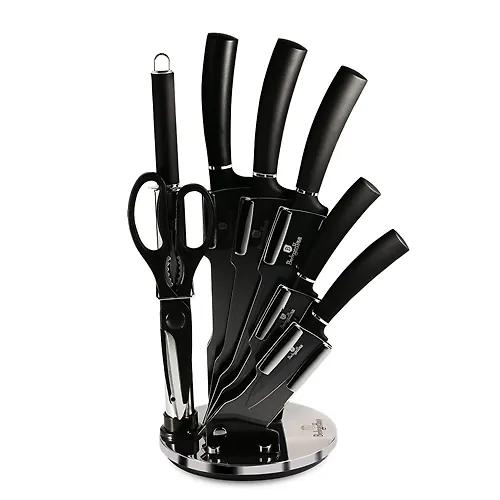 Black Silver Collection Nabor nozhej na podstavke 8 pr. art.BH-2565_1