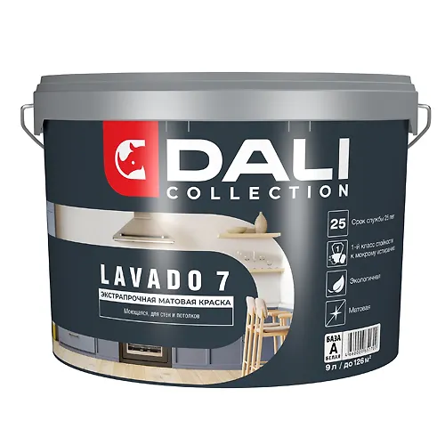 Kraska Dali Collection LAVADO 7 - 9 l. Baza A - kraska dlya sten i potolkov (65170)_1