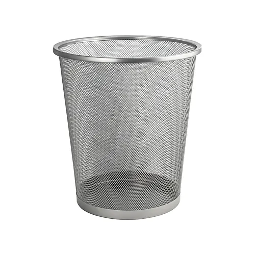Vedro krugloe, 20 l, setchatoe, ofisnoe, metallicheskoe, bez kryshki. Nerzhaveyuschaya stal SANAKS 42020_1
