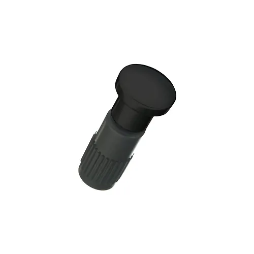 Zaglushka rejlinga modern, chernyj matovyj RAT-16 BL_1