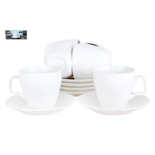 Nabor kofejnyj 6/12 f.kvadratnaya 100ml p/up, Klassika NSF12-S-WN_1