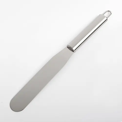 Lopatka-paletka s metallicheskoj ruchkoj, pryamaya, 27h3x1,8 sm, rabochaya chast 15 sm (6