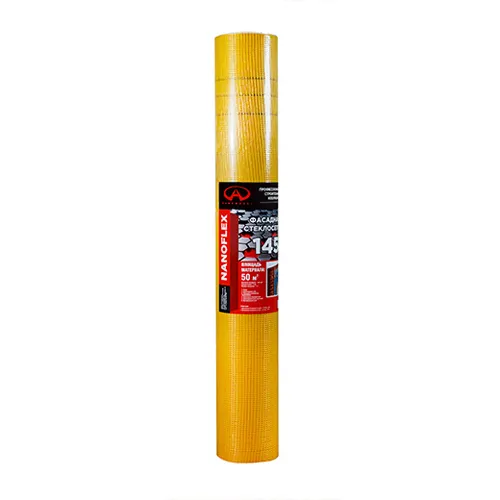 Setka fasadnaya steklotkanevaya NANOFLEX 5mm h 5mm (1m h 50m) 145 g/kv.m. g.N.Novgorod_1