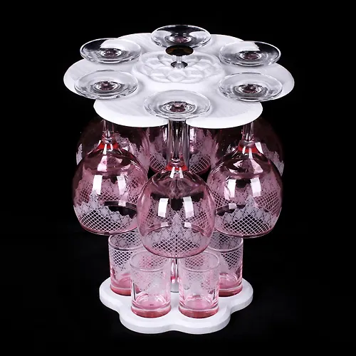 Mini-Bar 12pr. art.1501-NG (Krokus) Natsvet,gravirovka.Rozovyj_1