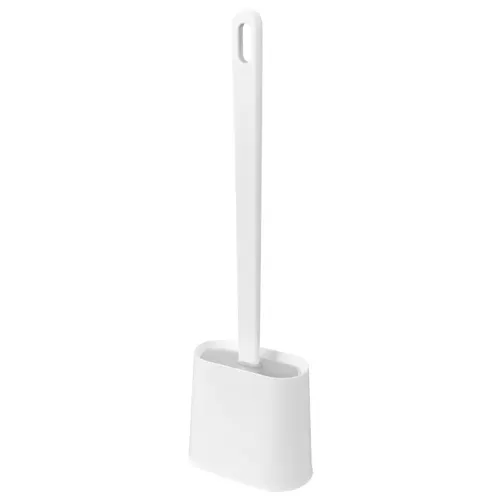 Komplekt WC SLIM Econova ershik dlya tualeta s podstavkoj Belyj 435210_1