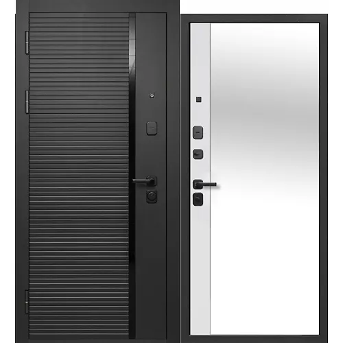 Dver met.9sm CHernoe zerkalo Emalit belyj NEW 960 levaya (Rossiya) g.Joshkar Ola 84,4kg_1