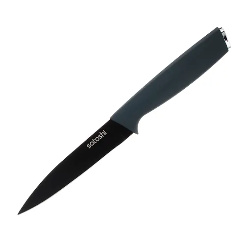 Satoshi Oris nozh kuhonnyj universalnyj 12,7 sm, nerzhaveyuschaya stal s antinalipayuschim pokrytiem, soft-tach_1