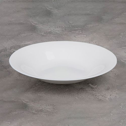 Tarelka supovaya Classica 24*3,7 sm, obem: 700 ml, opalovoe steklo/belaya art.110683_1