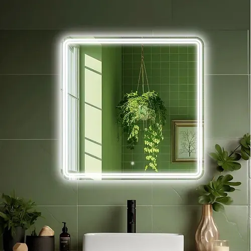 Zerkalo Melburn 80h80 S LED podsvetkoj, dimmer, PVH korpus_1