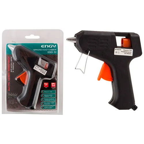 Pistolet kleevoj Engy EGG-10, s podstavkoj, 10 Vt art.357114_1