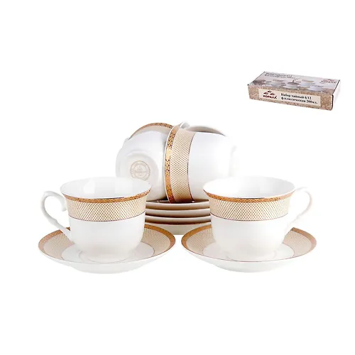 Nabor chajnyj 6/12 f.klassicheskaya 200ml p/up, Lyuksor NKY12-G04_1