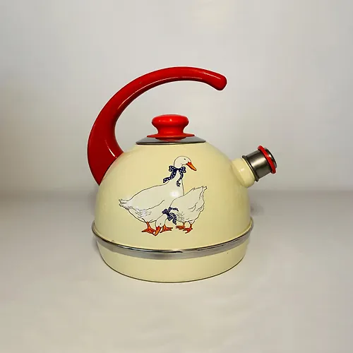 CHajnik 3,5 l.(kons.ruchka)-slon.kost/gusi (dekor-nerzh.stal na kras.) T04/35/04/36/N13 (g.Rostov)_1