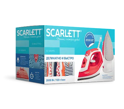 Scarlett SC-SI30P15 Elektricheskij utyug (krasnyj)_4