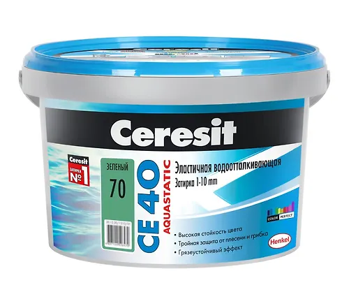 Zatirka elast.vodoot. (zelenyj) (2kg) TSEREZIT SE40_1