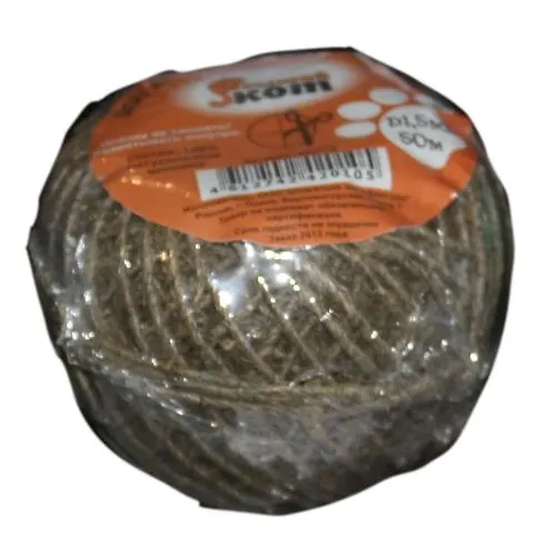 SHpagat upakovochnyj lnyanoj D1,5 mm,  50m (klubok) (082273)_1