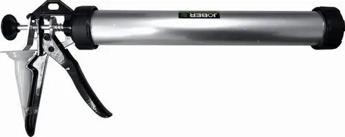 Pistolet dlya germetika zakrytyj 600 ml. Jober alyuminievyj korpus (271024)_1