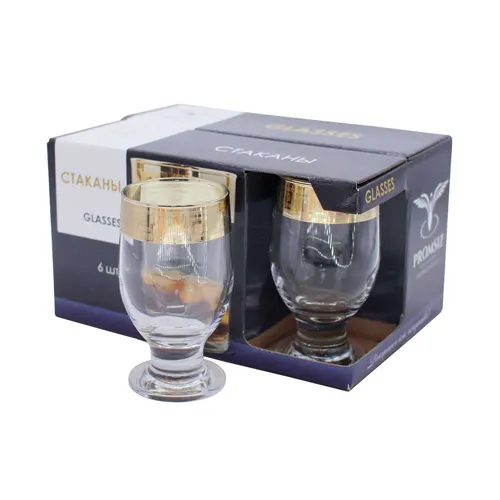 TAV91-1012/S/Z/6 Nabor - Stakany dlya vina 6 sht. s uzorom 